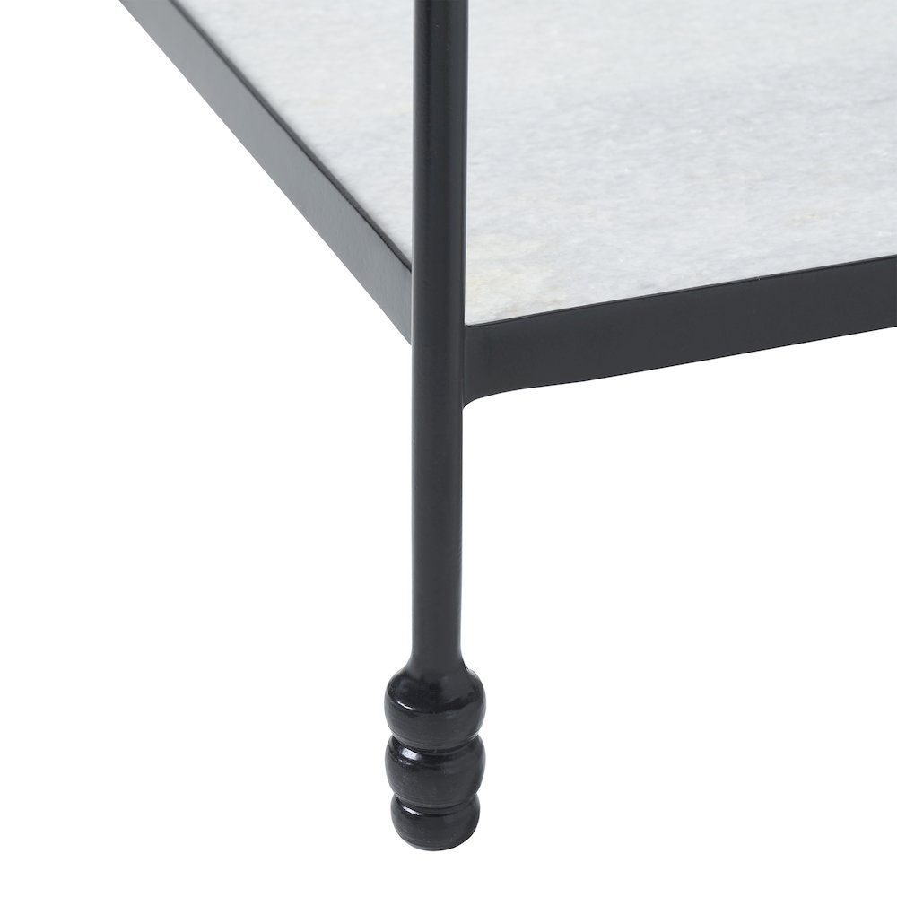 Giulia 24" Height Table, White. Picture 7