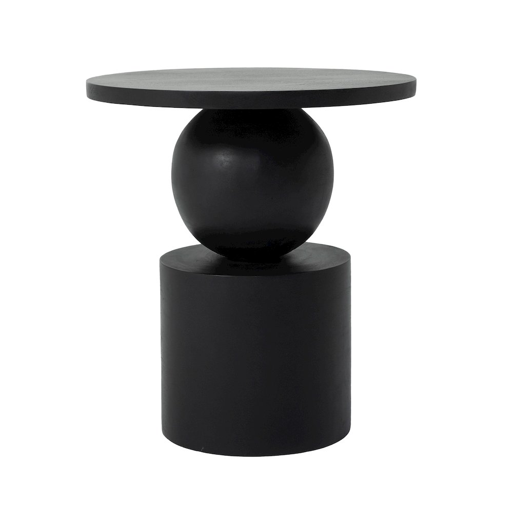 Paola 20.0" Height Side TableBlack. Picture 1