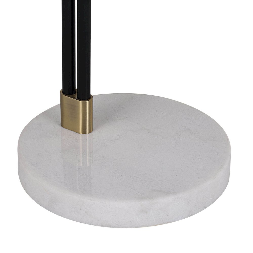Wroxton 71" Length Floor Lamp, Matte Black. Picture 4