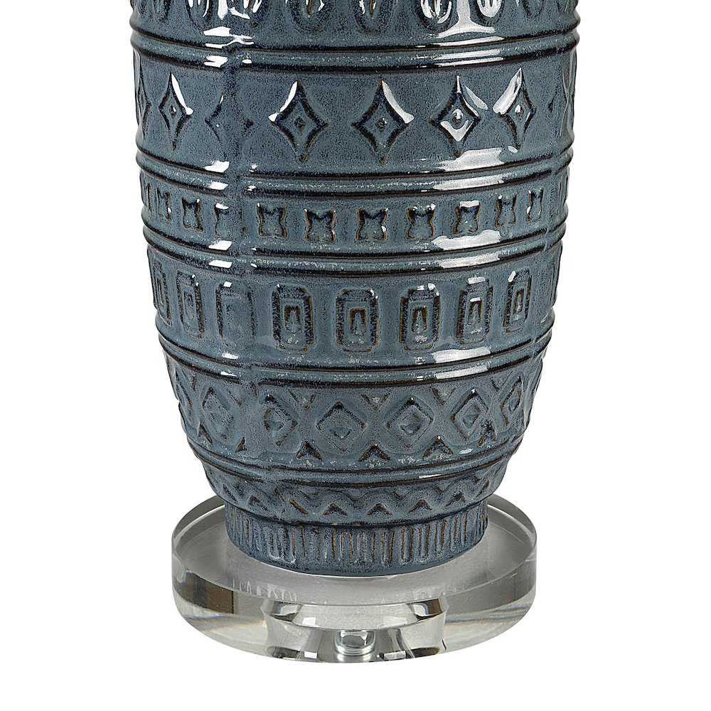 Spirea 30.47" Height Table Lamp, Blue. Picture 4