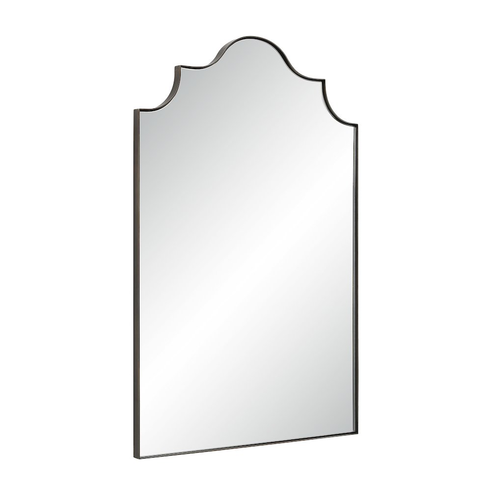 Romina 36" H x 24" W Wall Mirror, Aged Brass. Picture 2