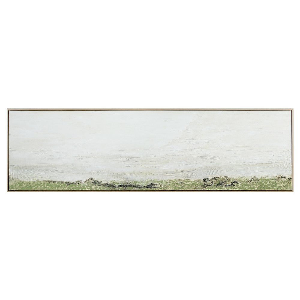 Valle 20" H x 70" W Canvas Art, Green. Picture 1