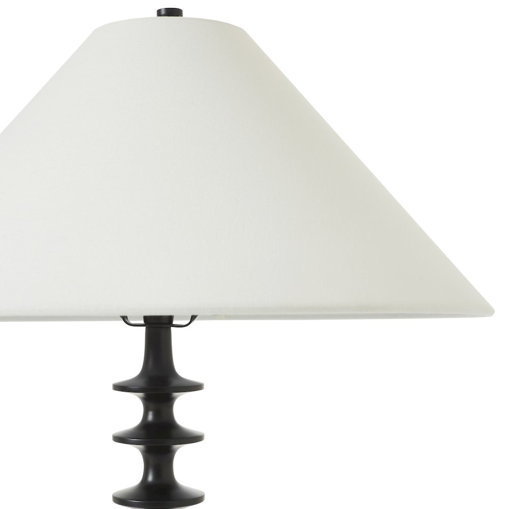 Petrus 26" Length Table Lamp, Matte Black. Picture 5