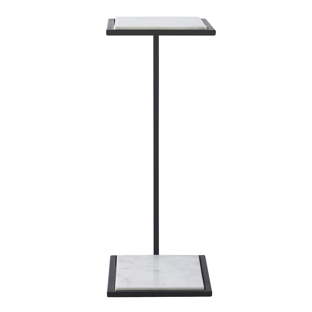 Danica Steel & Marble Side Table. Picture 1