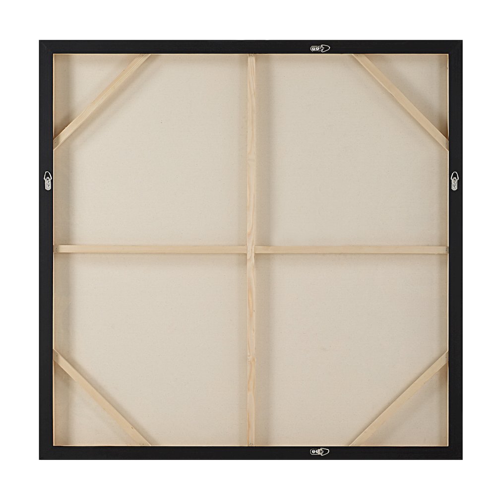 Iman 50" H x 50" W Canvas Art, White. Picture 4
