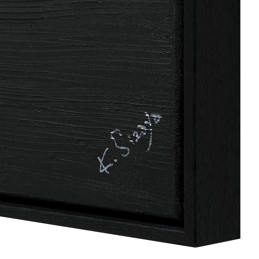 Nocturne 40" Wide Canvas Art with Wood Frame, Black. Picture 5