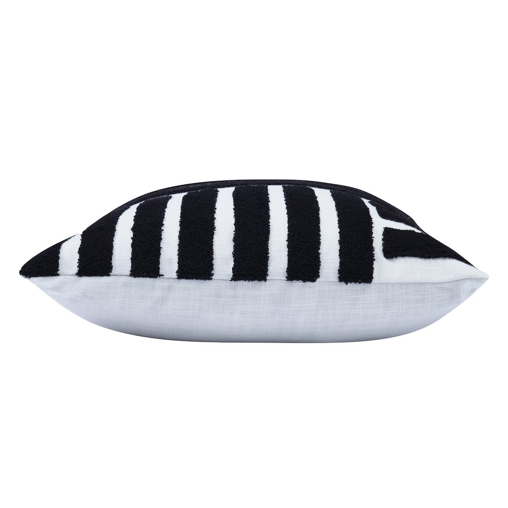 Stella 20X20 Indoor Pillow, Black. Picture 3