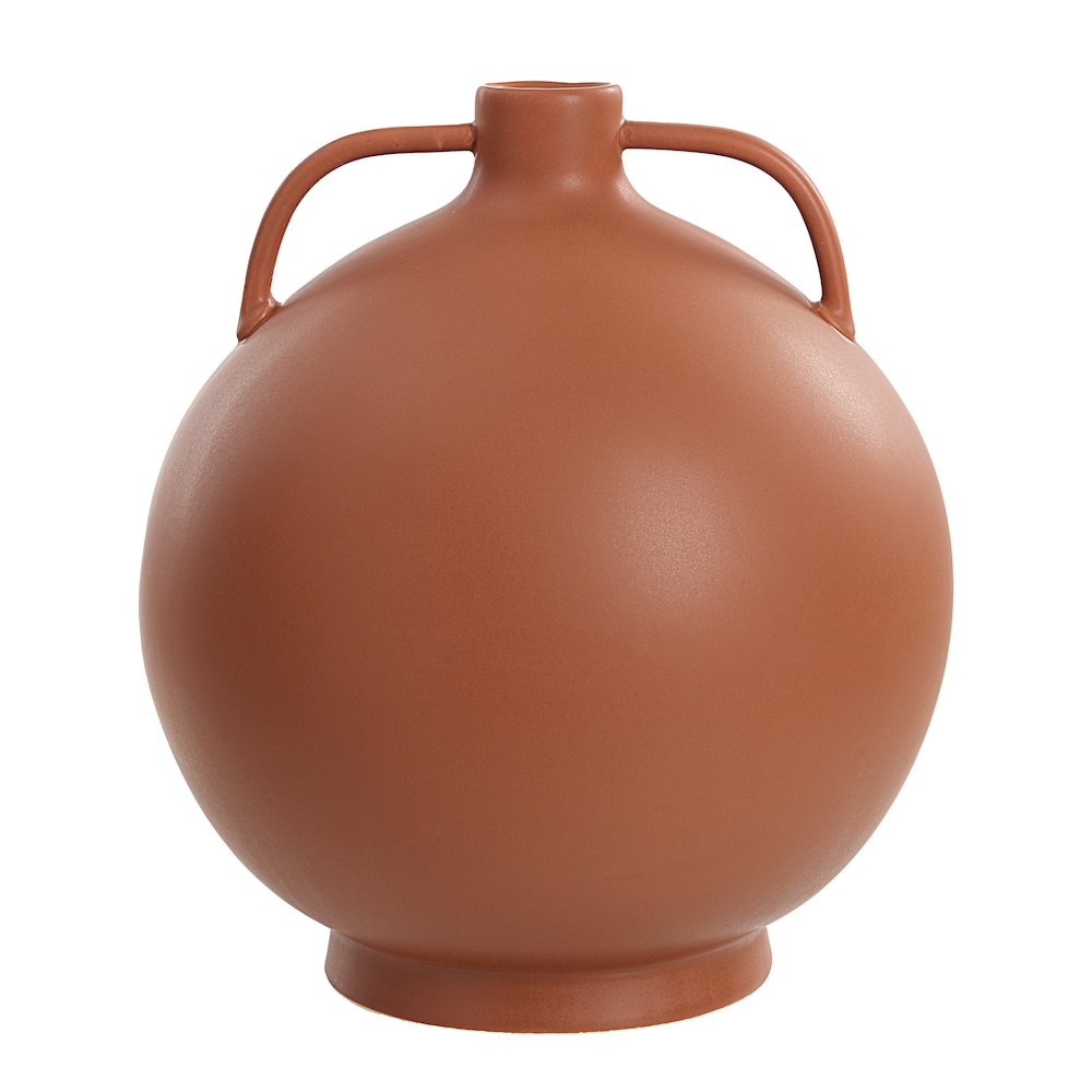 Delphi Vase In Orange Color. Picture 1