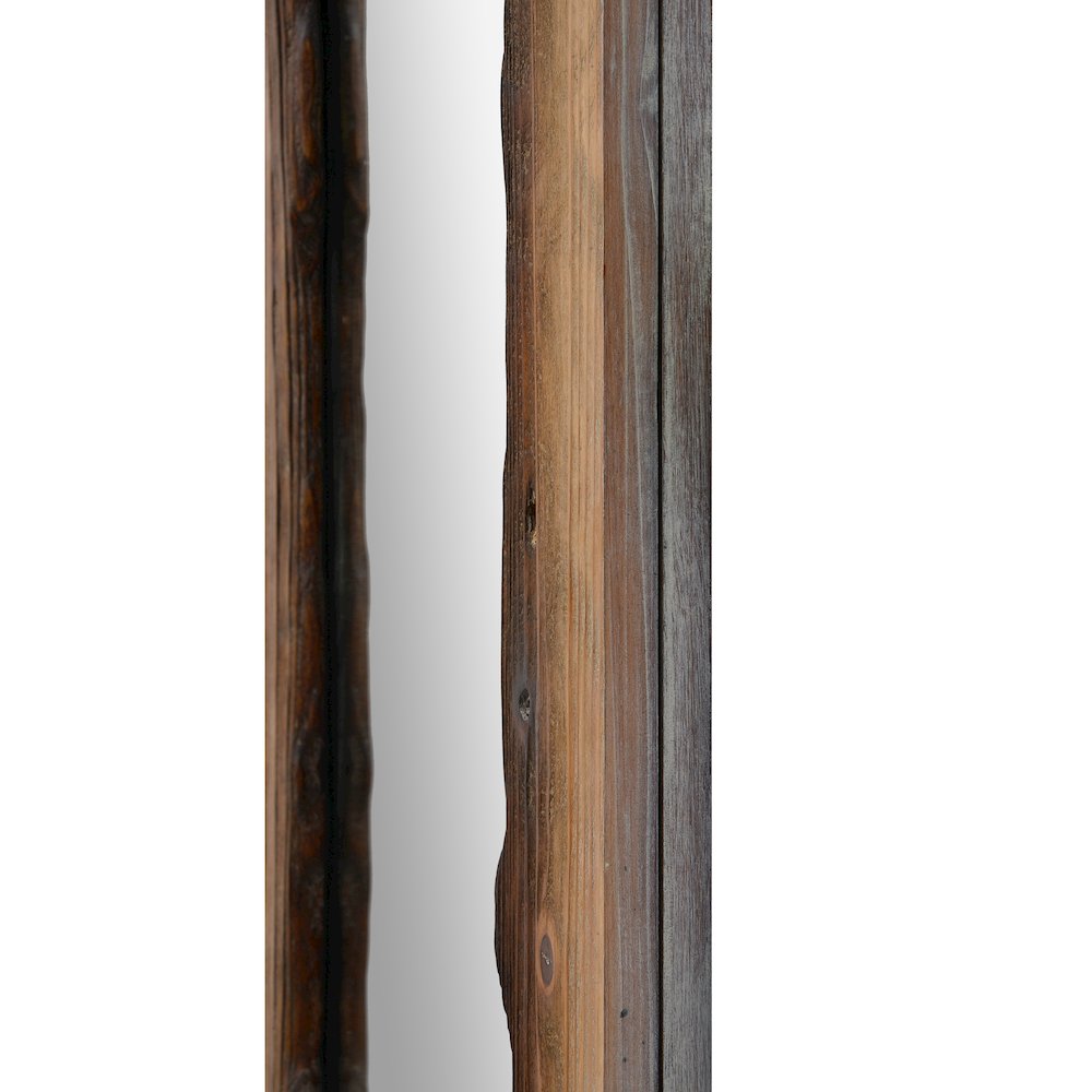 Connix 20 in. x 50 in. Rectangular Framed Mirror. Picture 6