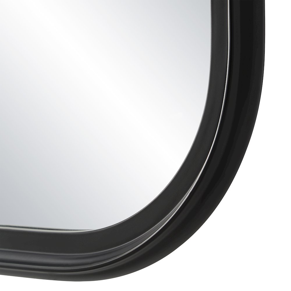 Kaja Wall Mirror In Black Color. Picture 3