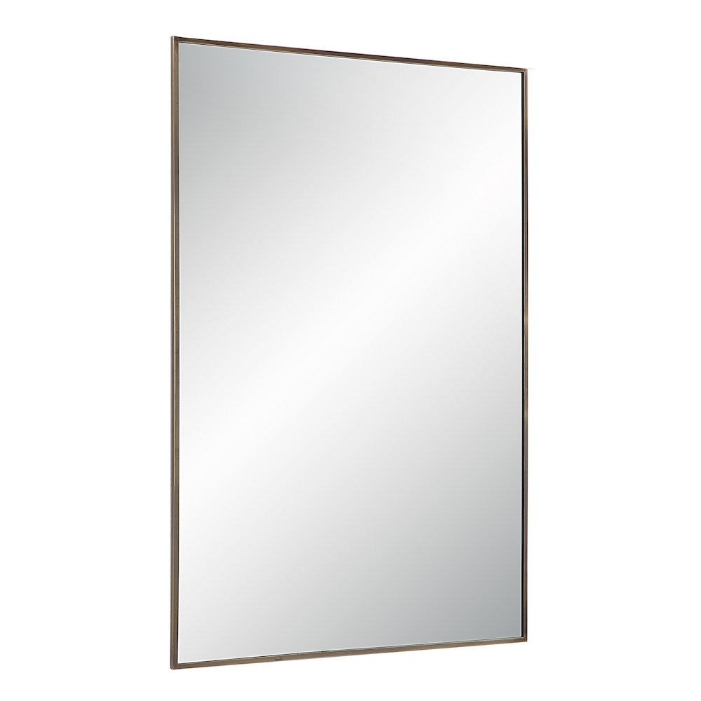 Cider 45" Tall Rectangular Mirror, Brushed Bronze. Picture 3