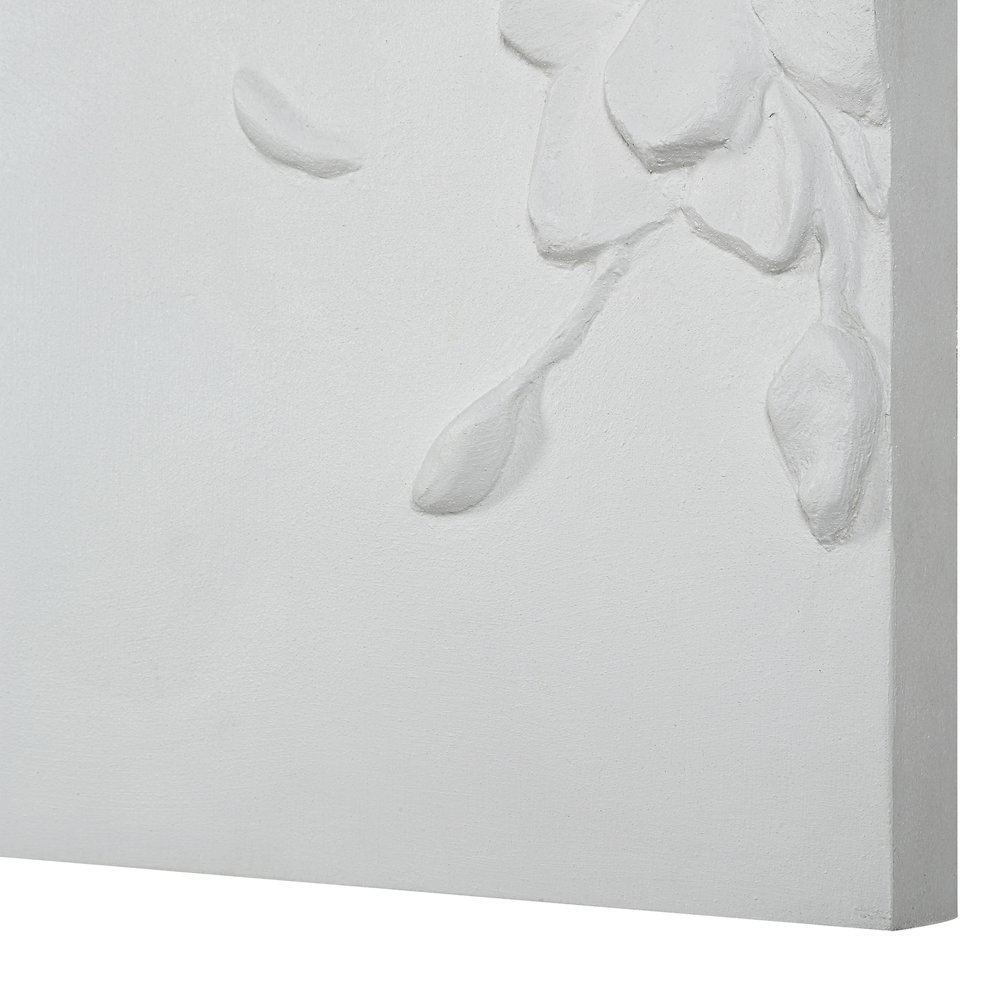 Beaudelaire 20" Wide Wall Decor, Matte White. Picture 5