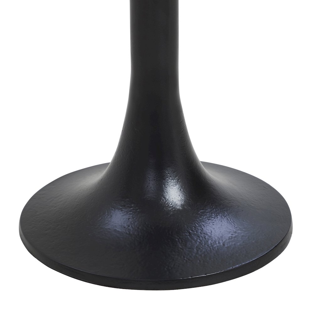 Fiora Indoor Cast Aluminum Side Table. Picture 3
