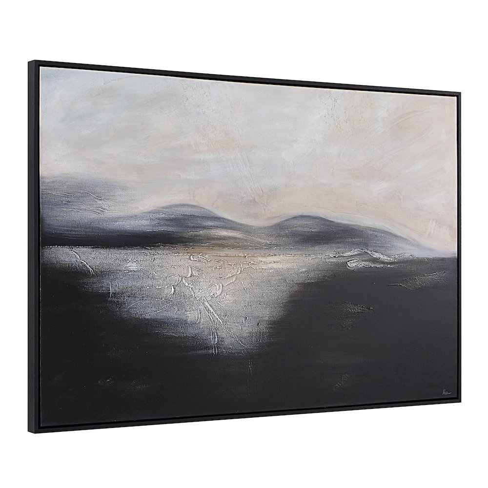 Suez 40" H x 60" W Canvas Art, Blue. Picture 3