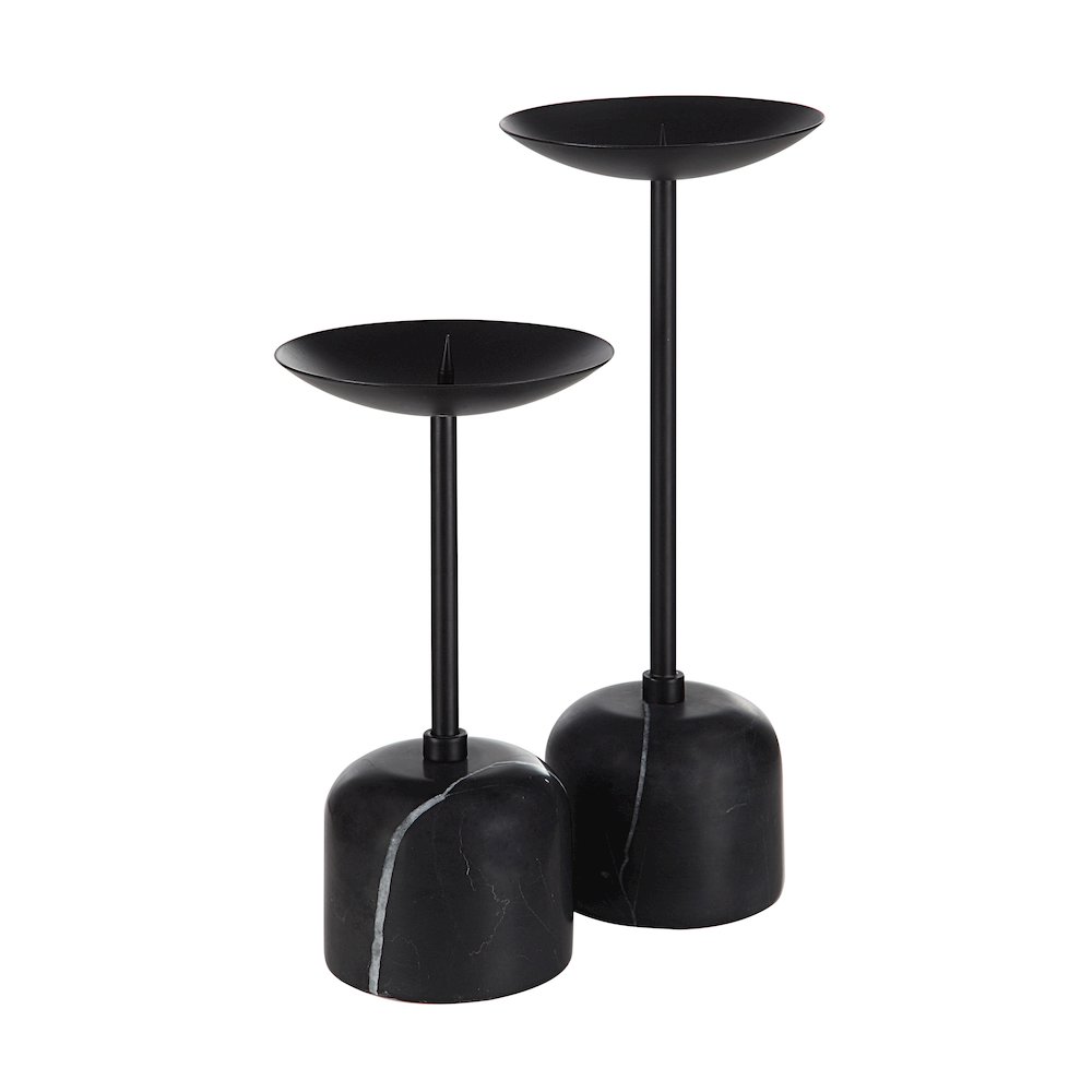 Uma Set Of 2 Pillar Candle Holder. Picture 1