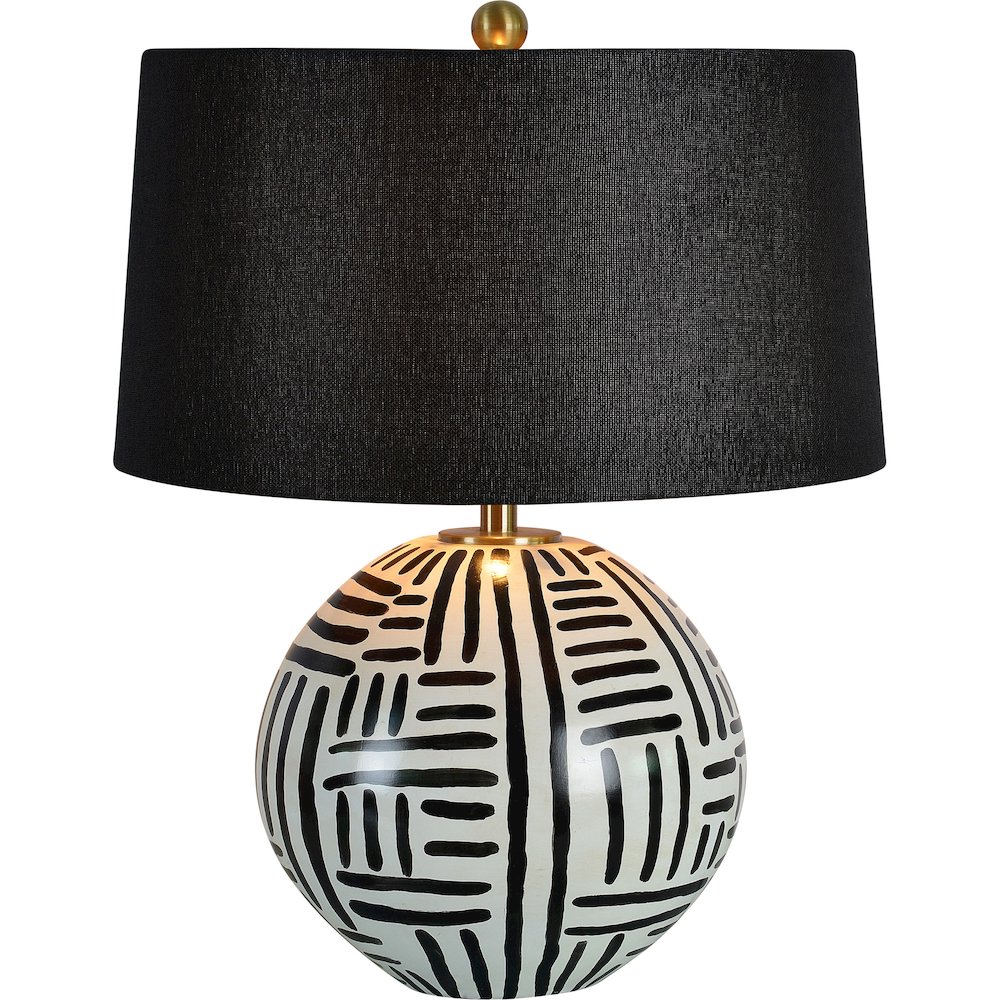 Milka 1-Light 24.5" Table Lamp with Shade. Picture 1