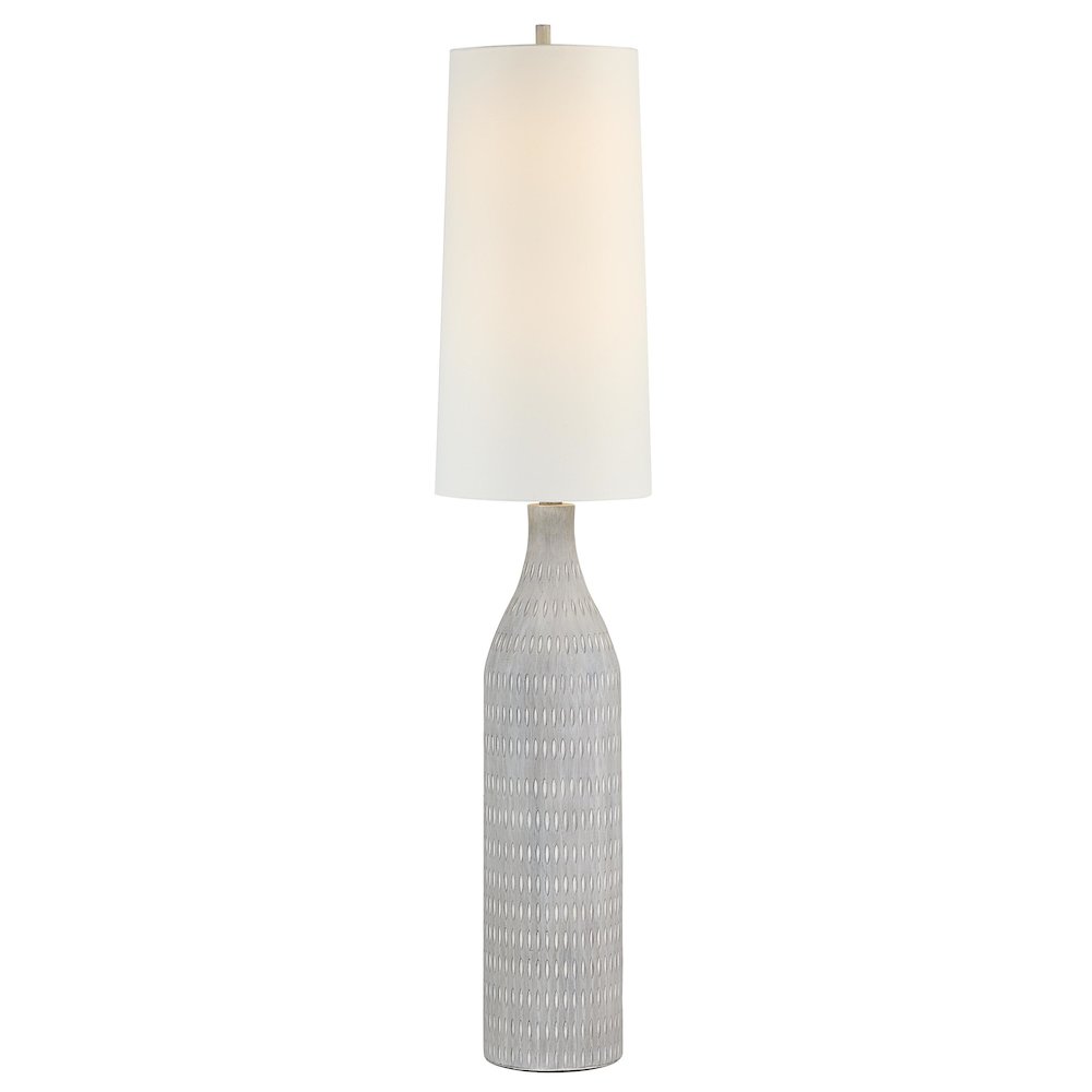 Crimsom 66.5" Height Floor Lamp, Cream. Picture 3