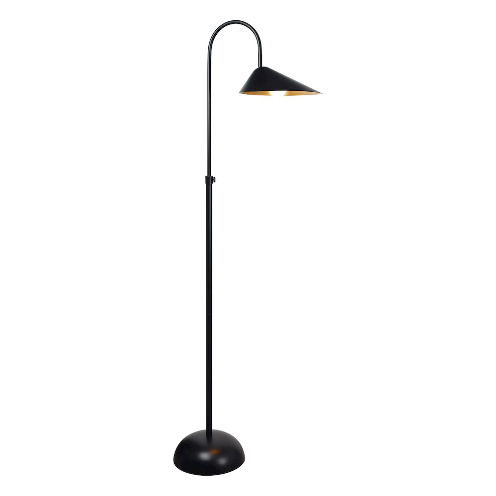 Forte 1 Light Matte Black
 Floor Lamp. Picture 1