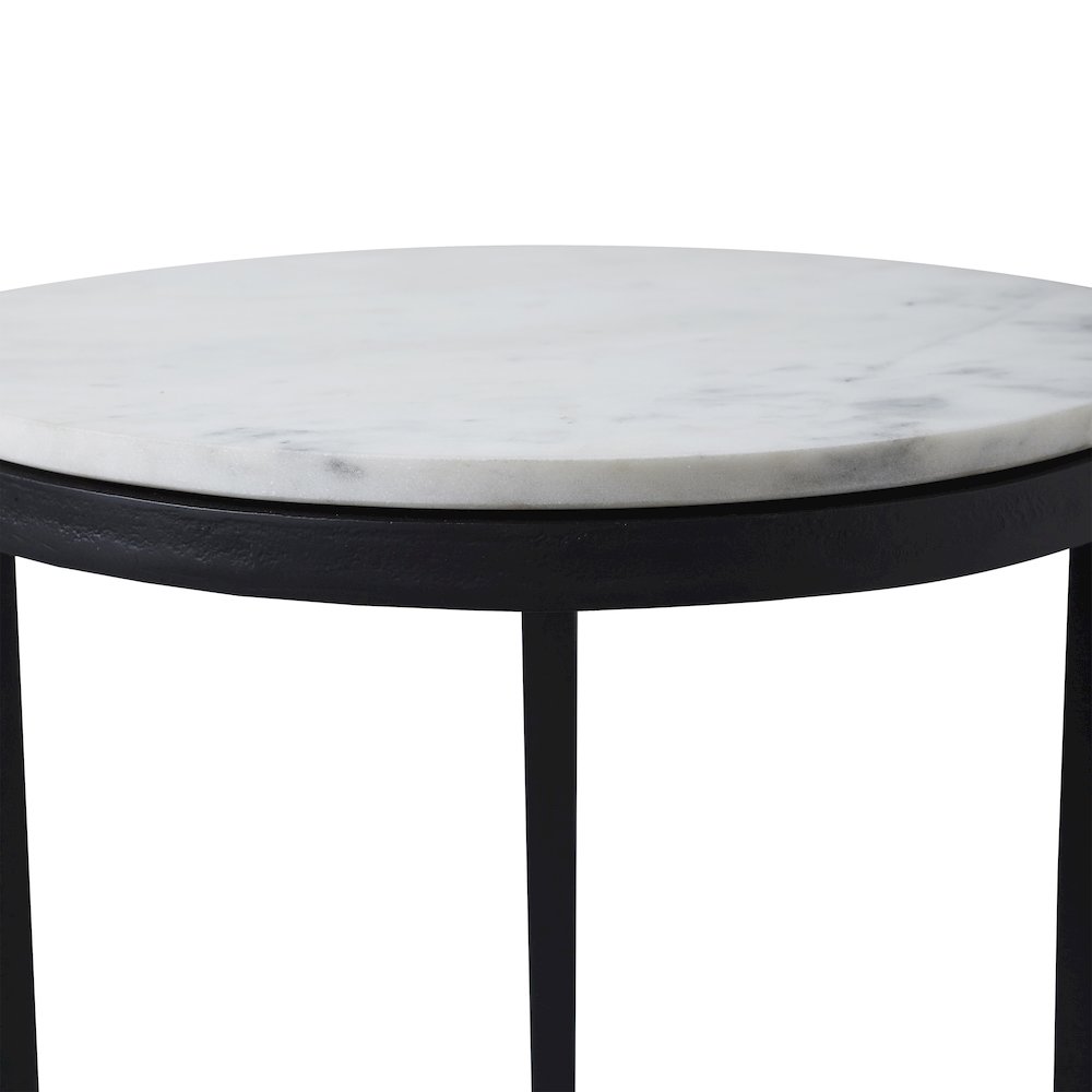 Arryn Side Table In Black Color. Picture 3