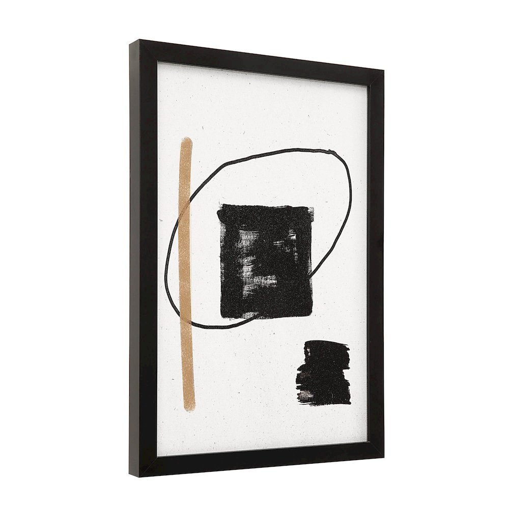 Carife 5 Piece Wide Wall Art, Black. Picture 9