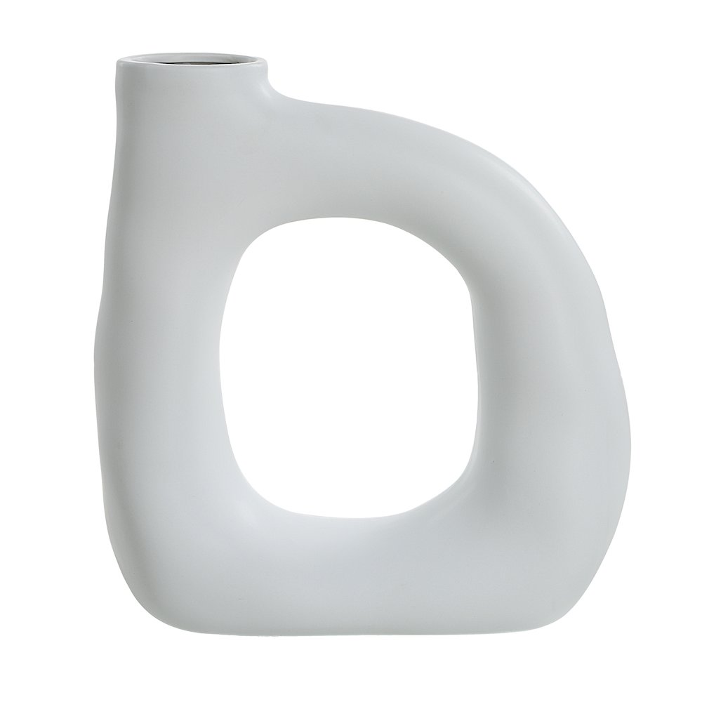Vostra Vase In White Color. Picture 5