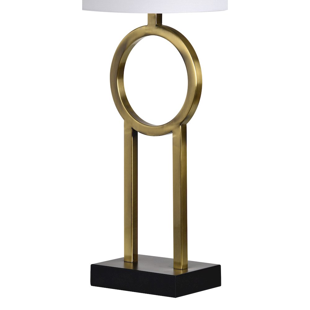 Burlington 28.5" Length Table Lamp, Brass. Picture 3