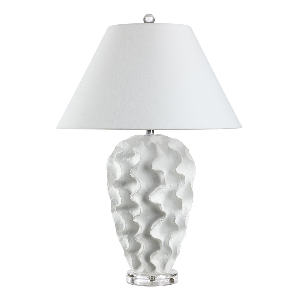Floris 26.5" Height Table Lamps, White. Picture 1