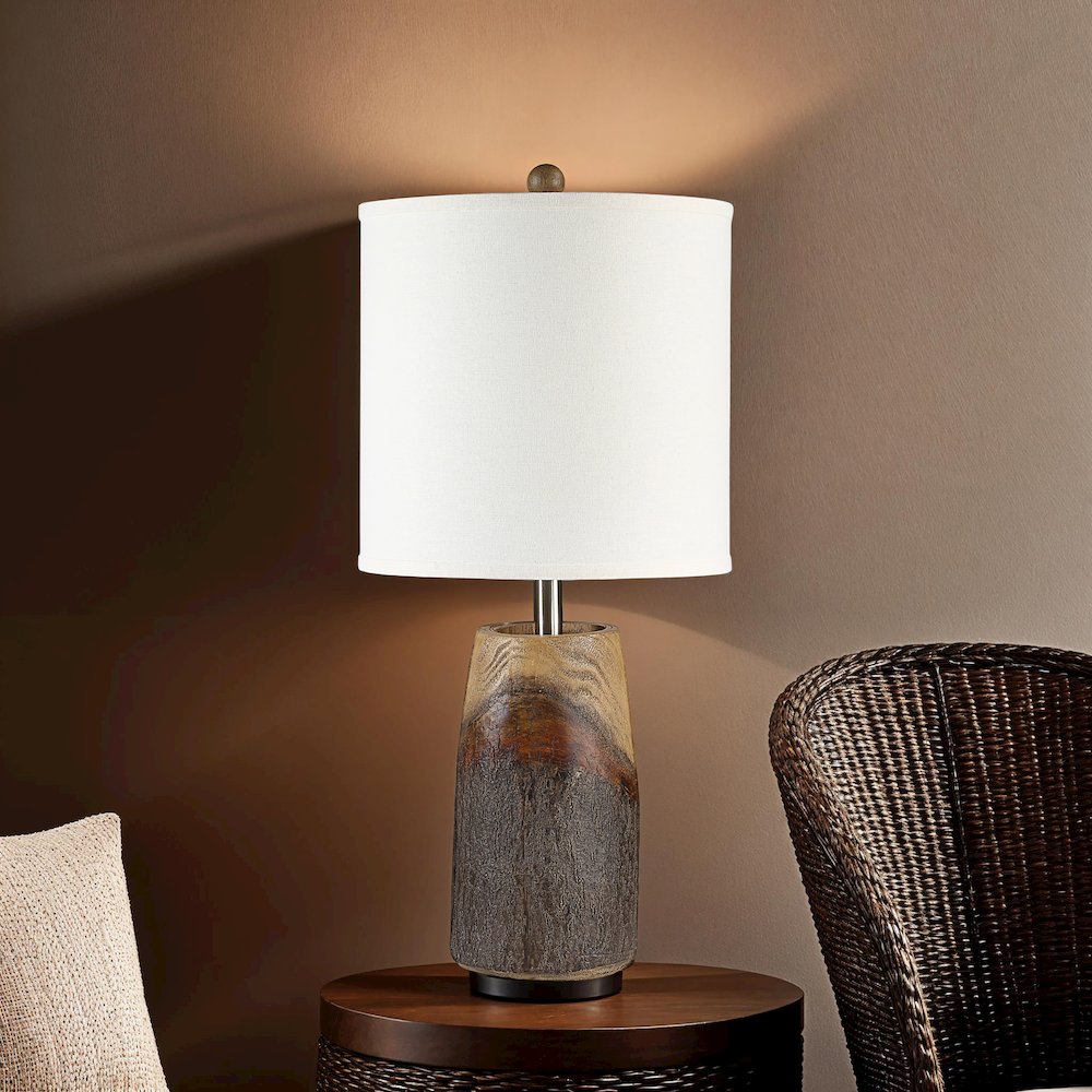 Vinca 28.75" Height Table Lamp, Brown. Picture 2