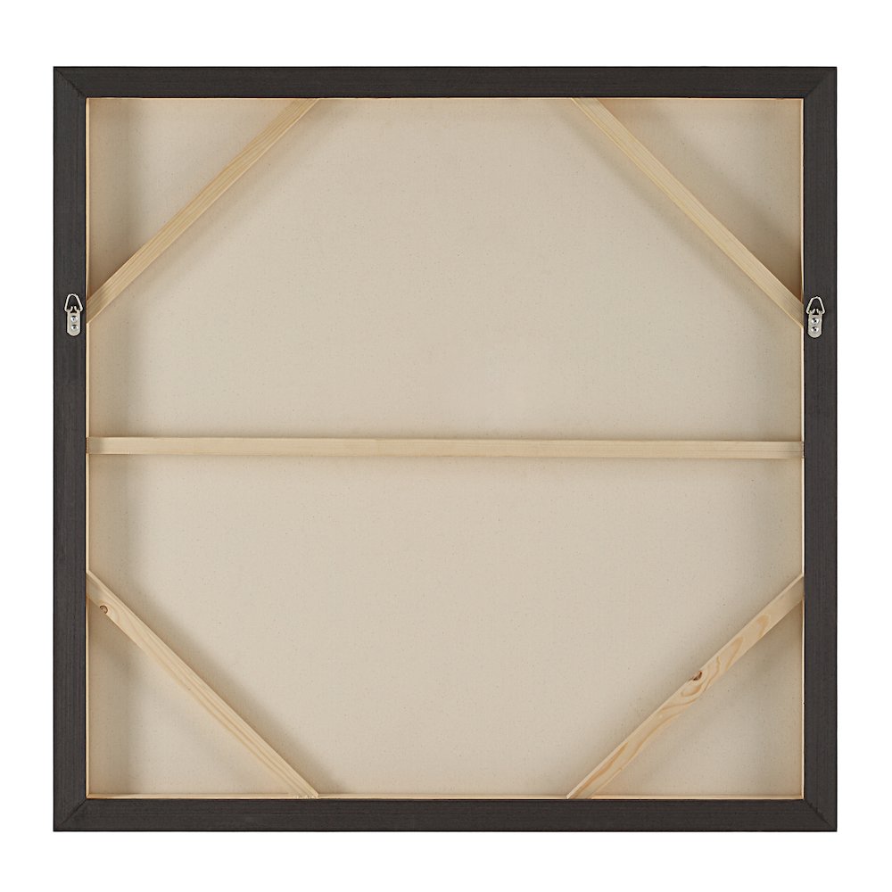 Spencer 40" H x 40" W Canvas Art, White. Picture 4