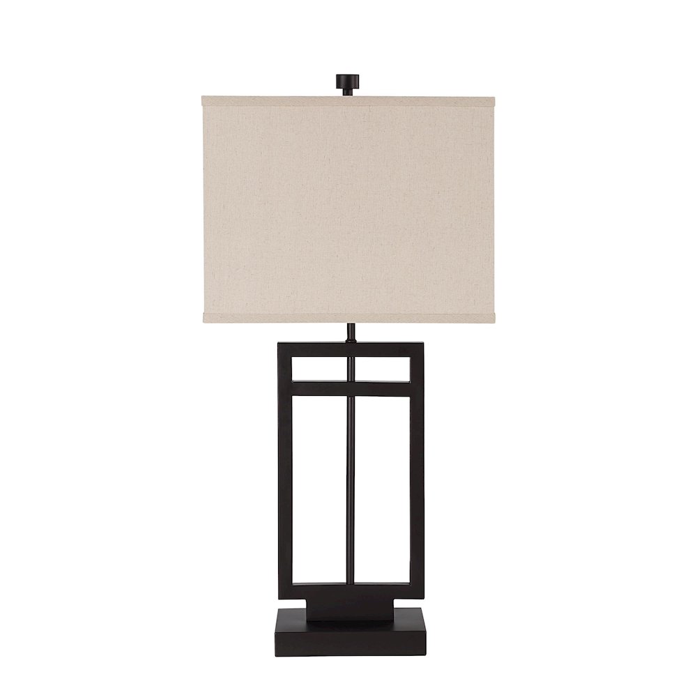 Sendai 30.5" Height Table Lamp, Brown. Picture 3