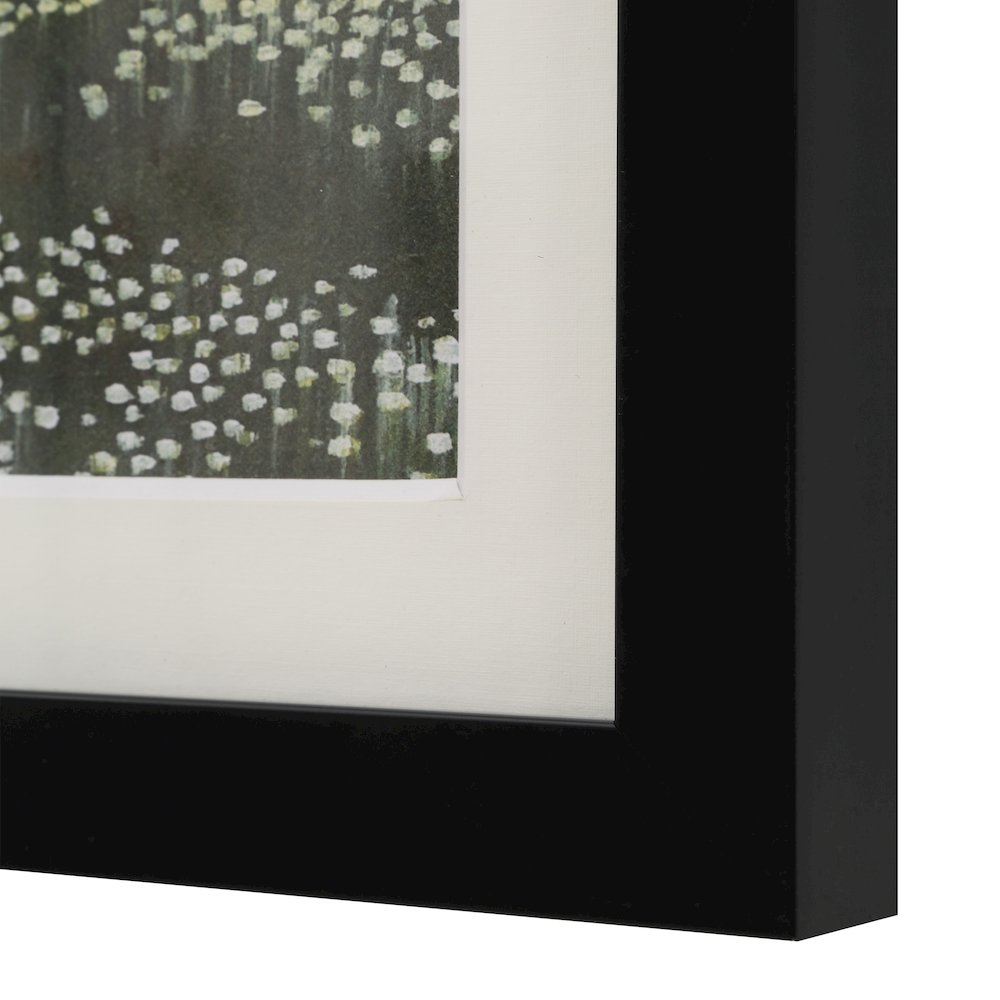 Olmo 14" Wide Wall Decor, Matte Black. Picture 5