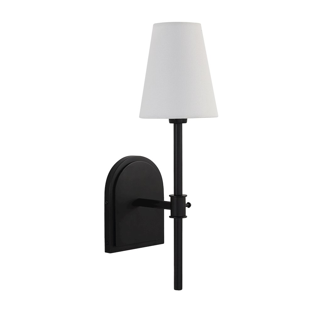 Mililani 17.38" Height Wall Sconce, Black. Picture 3