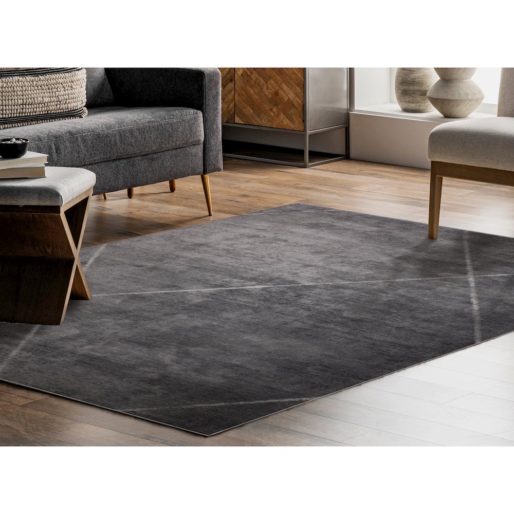 FALLON GREY/ IVORY 5 x 8 Indoor Rug. Picture 8
