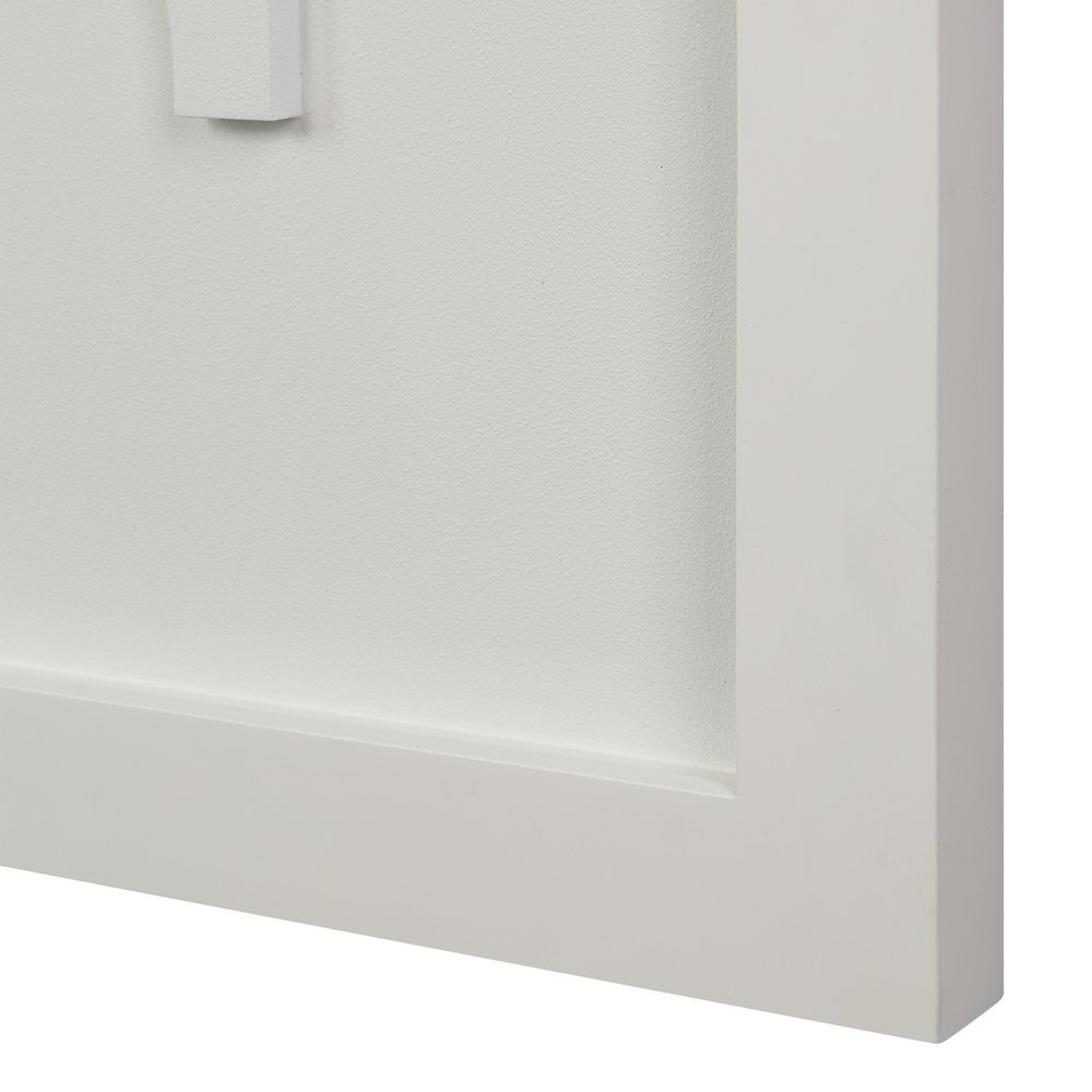 Ispra 19" Wide Wall Decor, Matte White. Picture 11