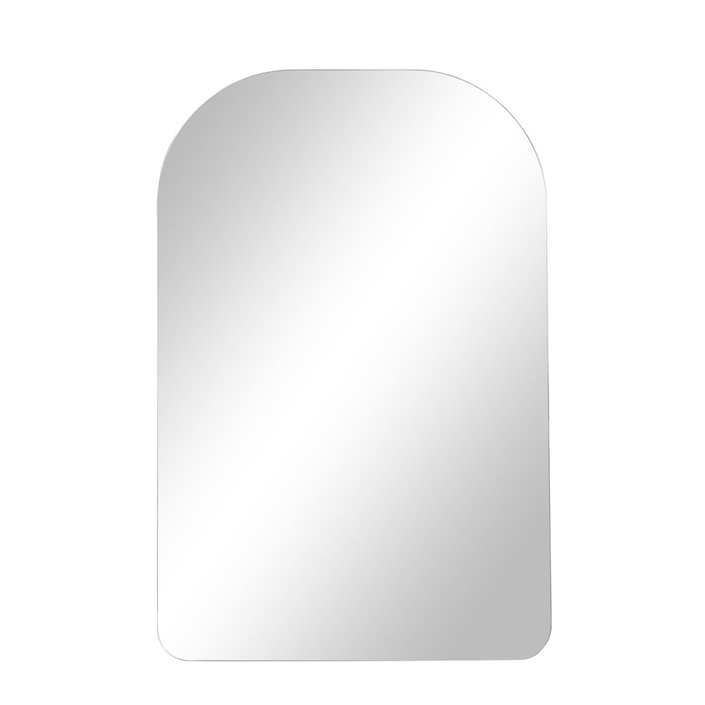 Chania 36" H x 24" W Wall Mirror, Grey. Picture 1