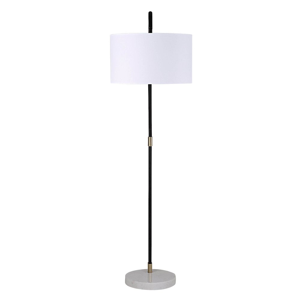 Wroxton 71" Length Floor Lamp, Matte Black. Picture 6