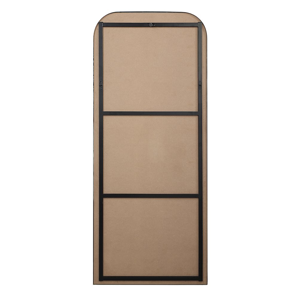 Samia 72" H x 30" W Wall Mirror, Grey. Picture 4