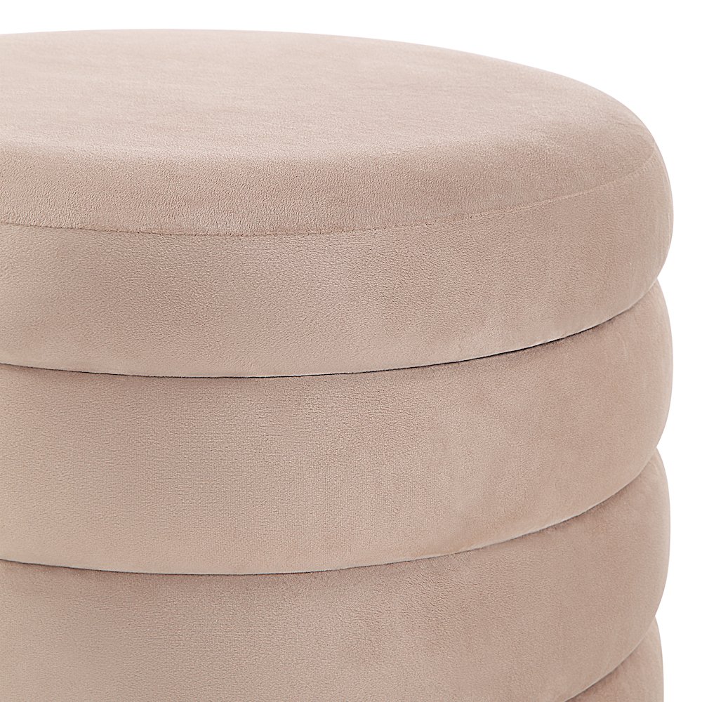 Lloyd Storage Ottoman In Cream Color. Picture 4