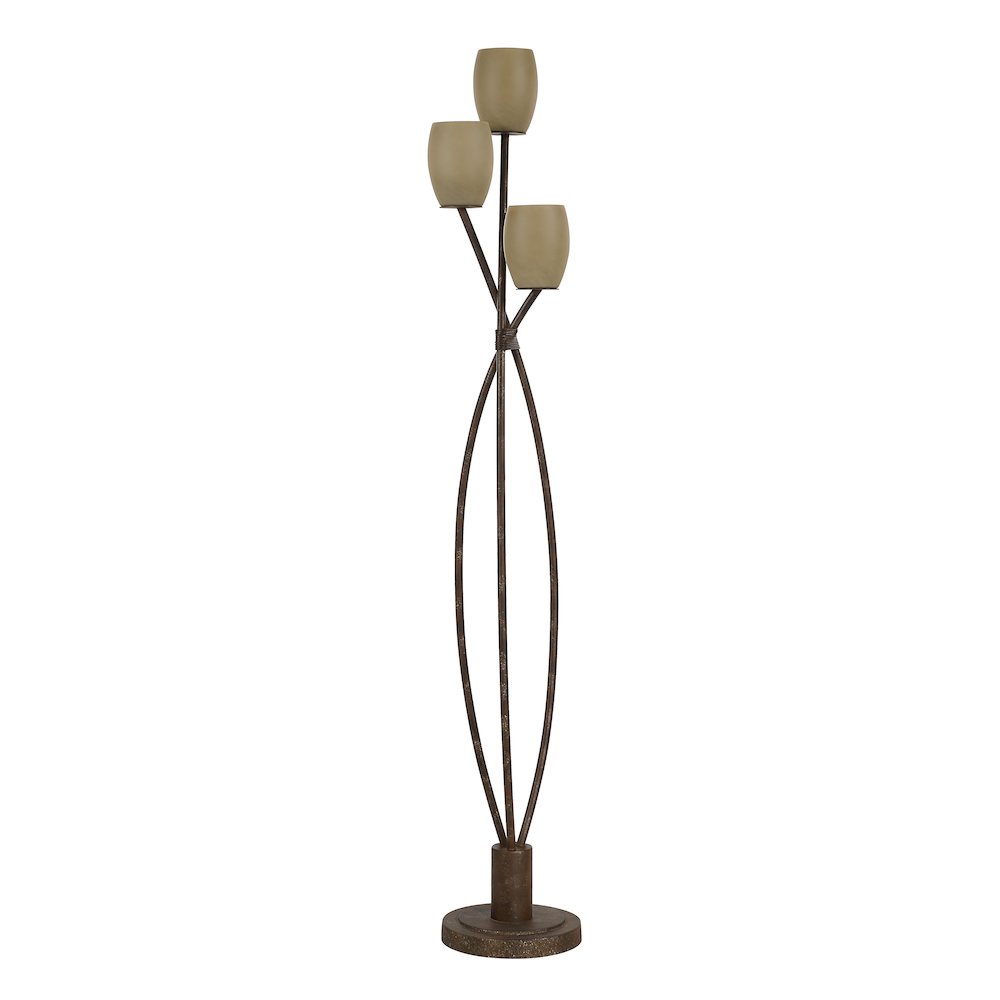 Soan 65.0" Height Floor Lamps, Copper Bronze With Gold. Picture 1
