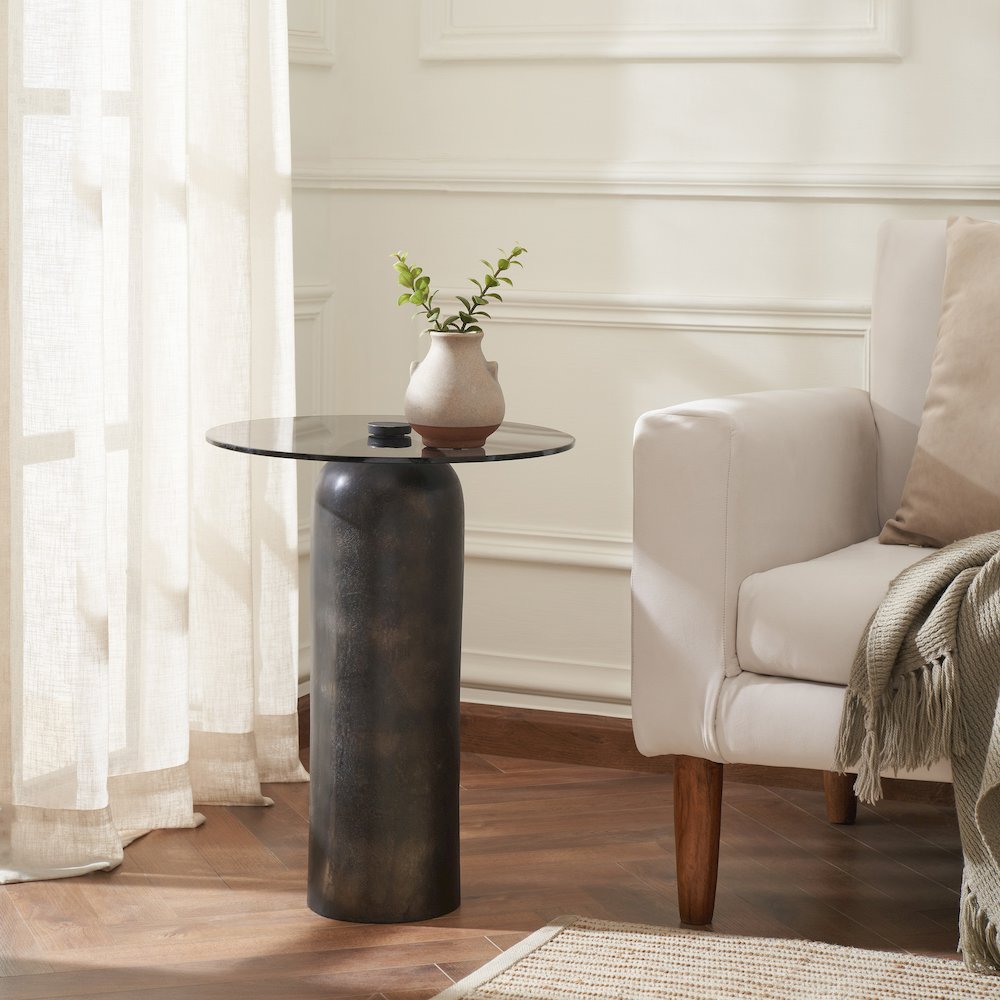 Arta 23" Height Table, Black. Picture 2
