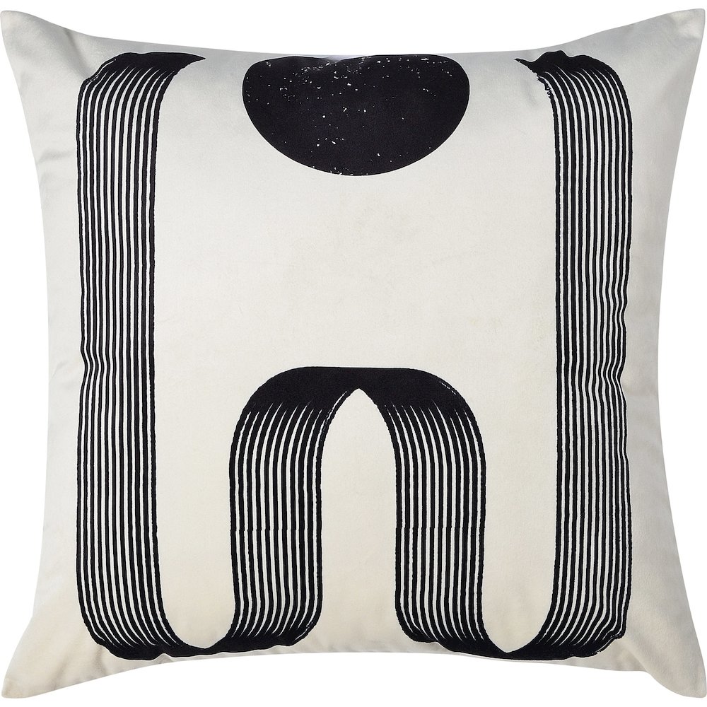 Yeva 20X20 Indoor Pillow, Black. Picture 1