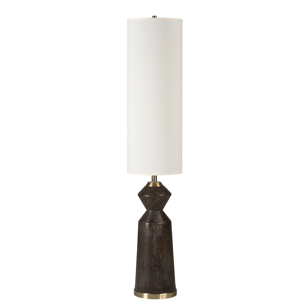 Pixel 66.75" Height Floor Lamp, Brown. Picture 1