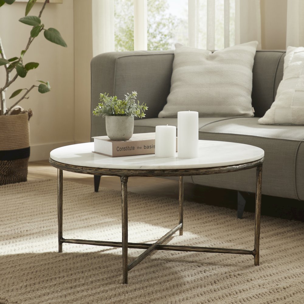 Pearse Coffee Table In Brown Color. Picture 2