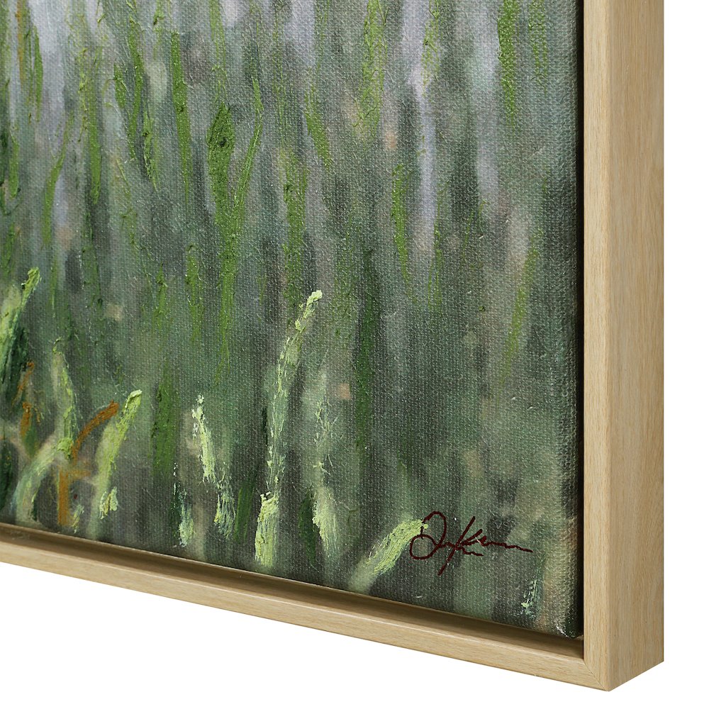 Tallow 40" H x 60" W Canvas Art, Green. Picture 4