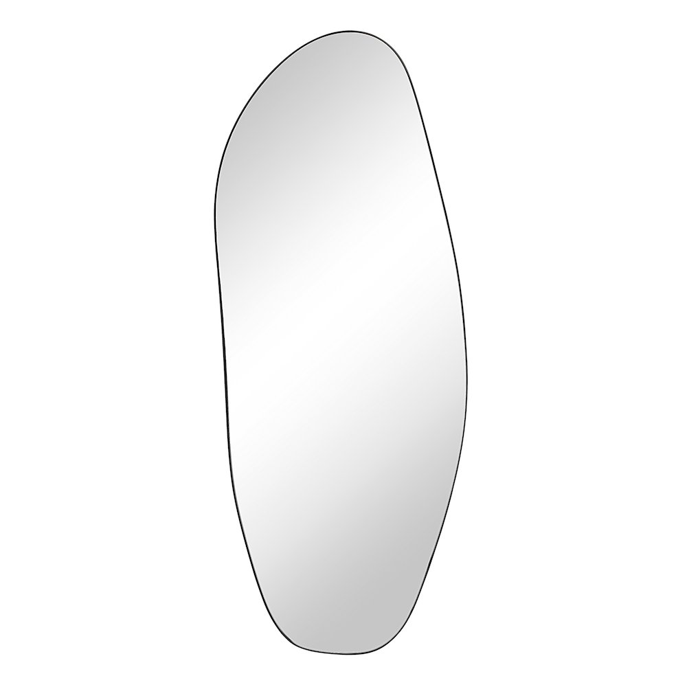 Enina 65" H x 25.5" W Wall Mirror, Black. Picture 1