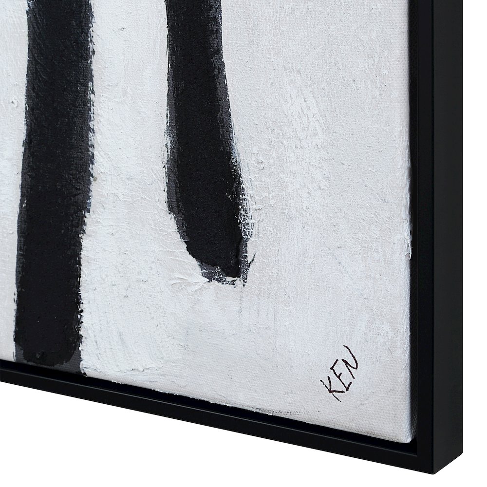 Senso 48" H x 36" W Canvas Art, Blue. Picture 4