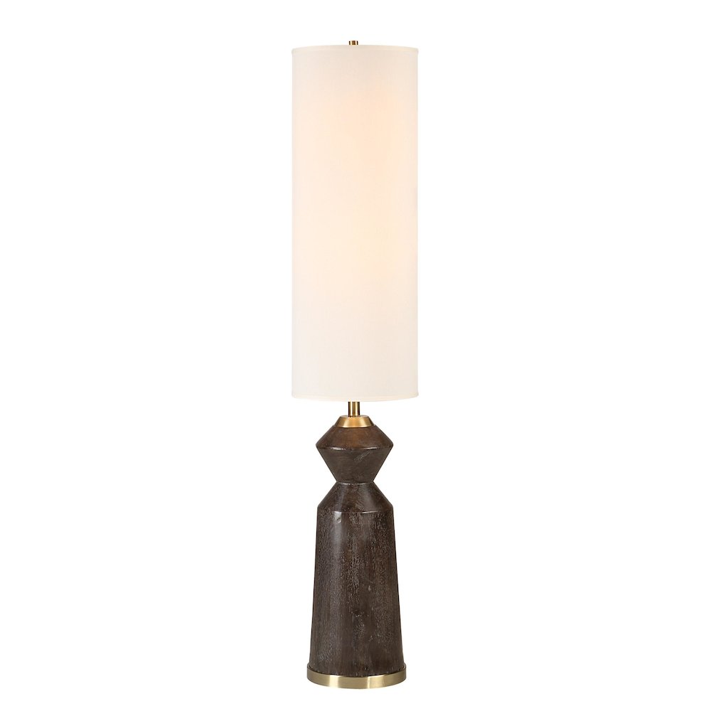 Pixel 66.75" Height Floor Lamp, Brown. Picture 4