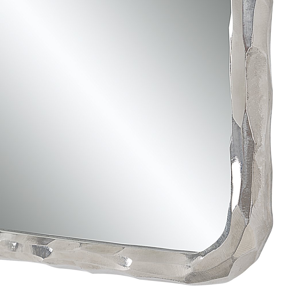 Pollonia 36" H x 24" W Wall Mirror, Grey. Picture 5