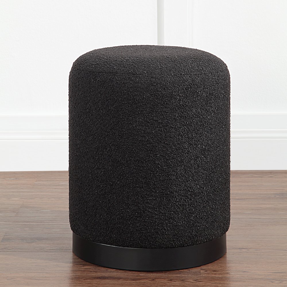 Castillo Ottoman In Black Color. Picture 2