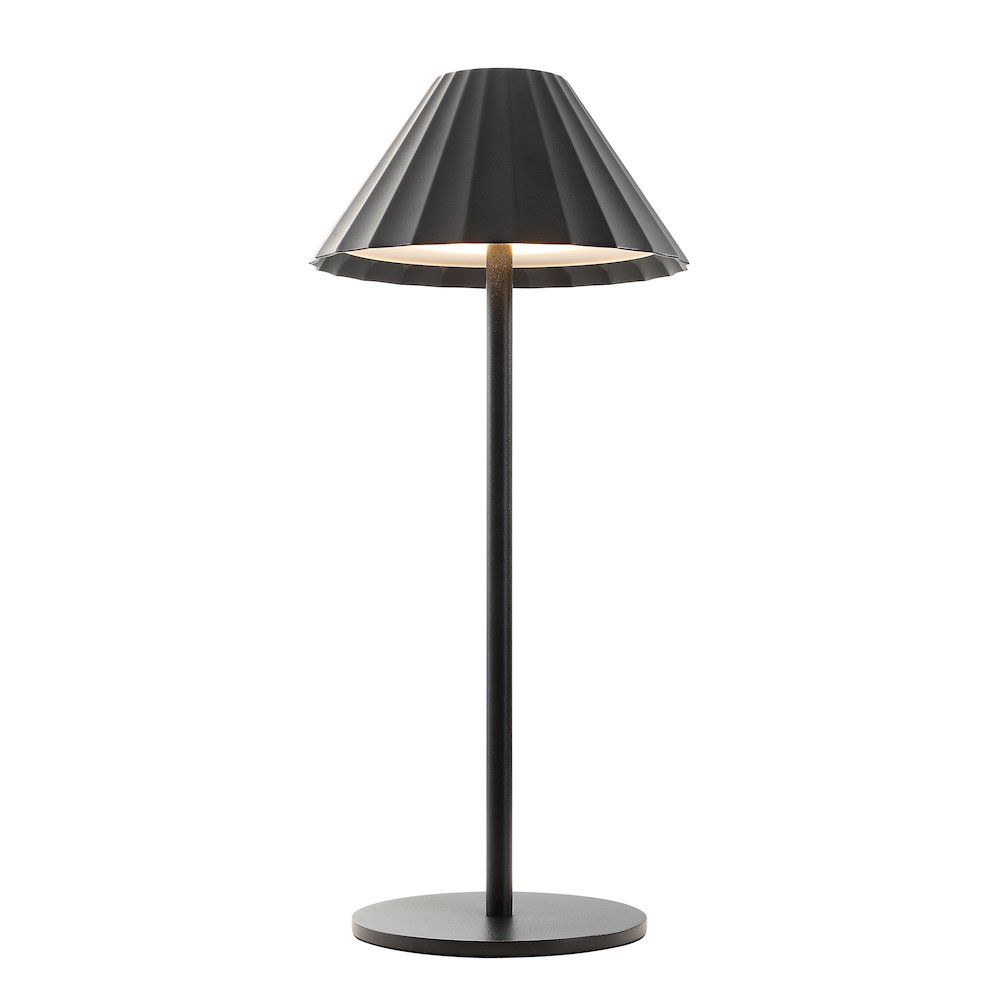 Giada 12.6" Height Table Lamp, Black. Picture 5